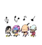 骨ぐるみたち。らくがきver.（個別スタンプ：36）