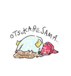 骨ぐるみたち。らくがきver.（個別スタンプ：38）