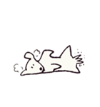 ゆる白いぬ（個別スタンプ：25）