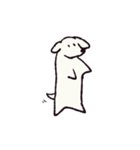 ゆる白いぬ（個別スタンプ：32）