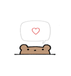 動物のシンプル吹き出し（個別スタンプ：22）