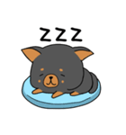 うちのしろくろわんこ。（個別スタンプ：14）