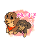 ダックス【めるぼ と ゆめち】2（個別スタンプ：12）
