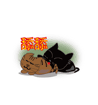 三つ猫とトーク（個別スタンプ：8）