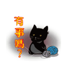 三つ猫とトーク（個別スタンプ：17）
