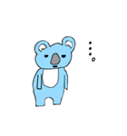 気だるい水色コアラ（個別スタンプ：6）
