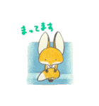 お行儀のいいキツネたち（個別スタンプ：3）