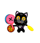 黒猫のバスケットボール（個別スタンプ：39）