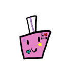 タピオカふれんず（個別スタンプ：3）