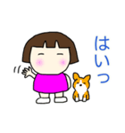 おかっぱみっちゃん（個別スタンプ：6）