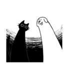 もっと仲良しのいぬとねこ（個別スタンプ：14）