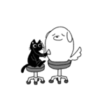 もっと仲良しのいぬとねこ（個別スタンプ：22）