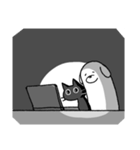 もっと仲良しのいぬとねこ（個別スタンプ：25）