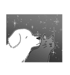 もっと仲良しのいぬとねこ（個別スタンプ：40）