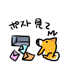 都会家族のやり取り犬スタンプ（個別スタンプ：20）
