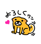 都会家族のやり取り犬スタンプ（個別スタンプ：24）