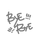 ぐるぐる文字スタンプ（個別スタンプ：5）