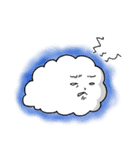 緩くシンプルな雲たち 2（個別スタンプ：18）