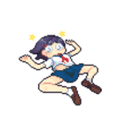 動く！ドット絵★感情表現全力女子・2（個別スタンプ：12）