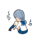 動く！ドット絵★感情表現全力女子・2（個別スタンプ：19）