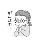 スケートだいすき！こむぎちゃん（個別スタンプ：1）
