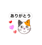 シャイでかわいい？猫スタンプ（個別スタンプ：4）