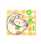 幸せにゃんこ達の日常スタンプ（個別スタンプ：7）
