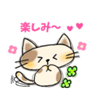 幸せにゃんこ達の日常スタンプ（個別スタンプ：37）
