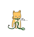 忠犬ラキ公（個別スタンプ：28）