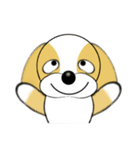 表情豊かなシーズー犬（個別スタンプ：4）