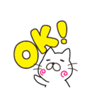 【なるにゃん】気持ちその1（個別スタンプ：1）