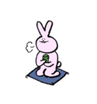 元気で表情豊かなうさぎさん（個別スタンプ：8）