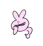 元気で表情豊かなうさぎさん（個別スタンプ：16）