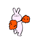 元気で表情豊かなうさぎさん（個別スタンプ：22）