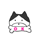 ワンワン ハスキー（個別スタンプ：3）