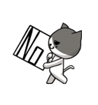 とても無口な猫。（個別スタンプ：8）