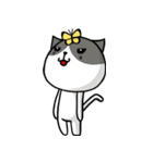 とても無口な猫。（個別スタンプ：9）