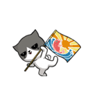 とても無口な猫。（個別スタンプ：18）
