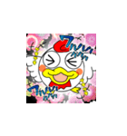 にわとり君の感情をスタンプに！（個別スタンプ：1）