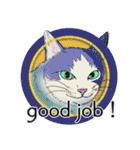 それぞれの猫 (英語)（個別スタンプ：14）
