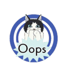 それぞれの猫 (英語)（個別スタンプ：19）