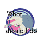 それぞれの猫 (英語)（個別スタンプ：24）