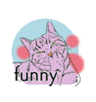 それぞれの猫 (英語)（個別スタンプ：35）