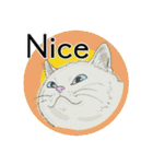 それぞれの猫 (英語)（個別スタンプ：37）