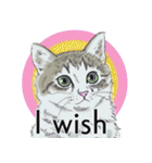 それぞれの猫 (英語)（個別スタンプ：39）