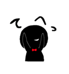 黒いヒト（個別スタンプ：21）