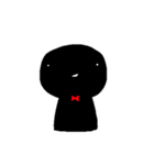 黒いヒト（個別スタンプ：24）