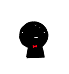 黒いヒト（個別スタンプ：25）