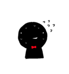 黒いヒト（個別スタンプ：26）