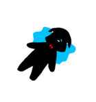 黒いヒト（個別スタンプ：29）
